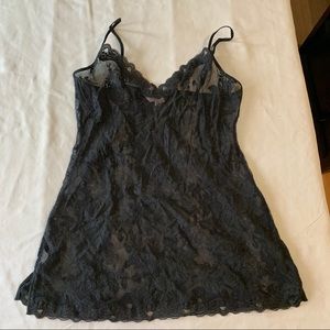 Victoria's Secret black lace tank top